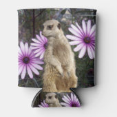 好奇心の開花：紫のデイジーの間のメルカト 缶クーラー (正面)