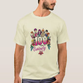好奇心の100日：探索、学、 Tシャツ (正面)
