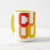 好奇心の マグカップ (正面左)