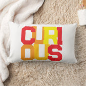 好奇心の ランバークッション (ブランケット)