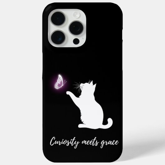 好奇心は優雅に満ちている Case-Mate iPhoneケース (裏面)