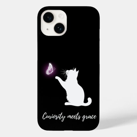 好奇心は優雅に満ちている Case-Mate iPhoneケース (裏面)