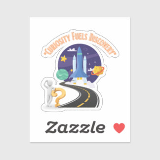 好奇心は発見のシールを燃料とする シール