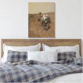 好奇心は表面に揺れ動く火星。 キャンバスプリント (インサイチュ (寝室))