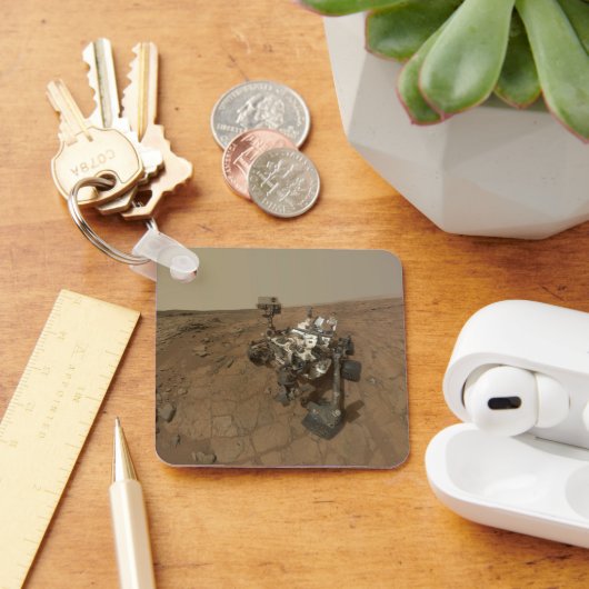 好奇心は表面に揺れ動く火星。 キーホルダー (デスク)