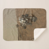 好奇心は表面に揺れ動く火星。 シェルパブランケット (正面(横))