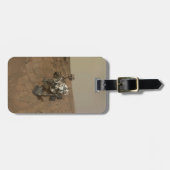 好奇心は表面に揺れ動く火星。 ラゲッジタグ (正面横)