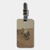 好奇心は表面に揺れ動く火星。 ラゲッジタグ (正面縦)