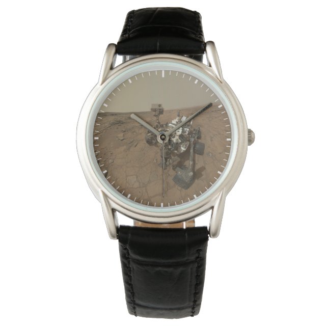 好奇心は表面に揺れ動く火星。 腕時計 (正面)