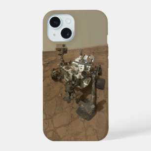 好奇心は表面に揺れ動く火星。 iPhone 15ケース