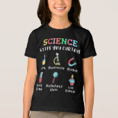 好奇心をくすぐる科学 トライブレンドTシャツ (正面)