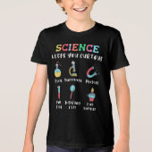 好奇心をくすぐる科学 トライブレンドTシャツ (正面)