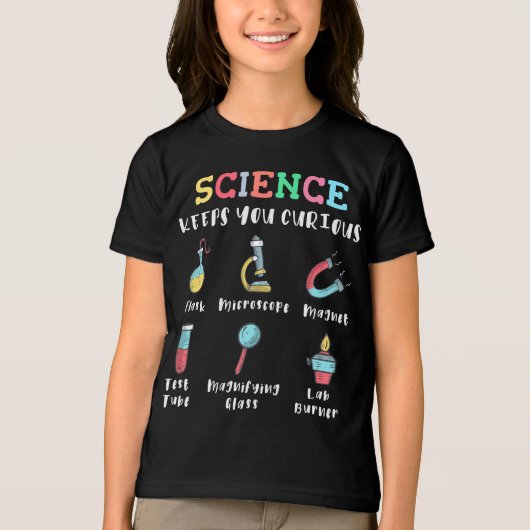好奇心をくすぐる科学 トライブレンドTシャツ (正面)