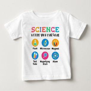 好奇心をくすぐる科学 ベビーTシャツ