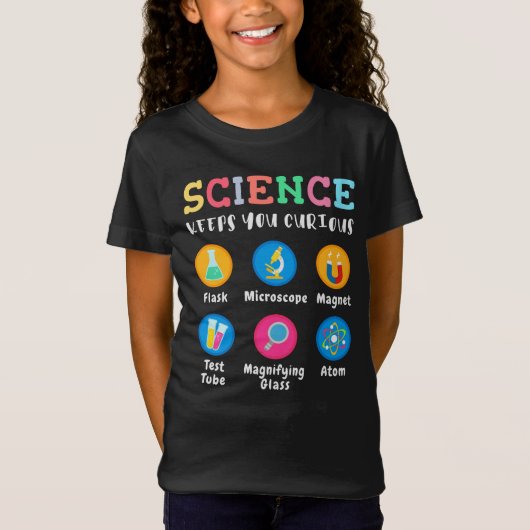 好奇心をくすぐる科学 Tシャツ (正面)