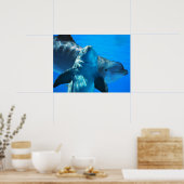 好奇心をそそるイルカのポスター ポスター (キッチン)