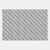 好奇心をそそるクエスチョンマーク ラッピングペーパーシート (正面)