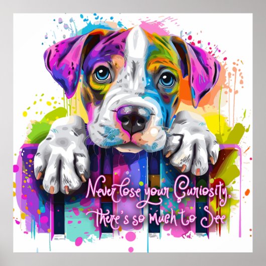 好奇心を失うことはないし、見るものも多い ポスター (正面)