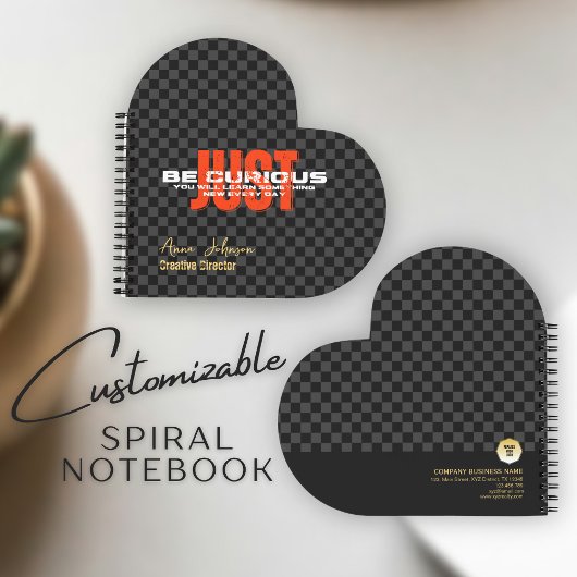 "好奇心を持とう" インスピレーションを与える名言 コーポレートギフト ノートブック