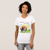 好奇心を私のスニファすごいーで動かす！ Tシャツ (正面フル)