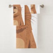 好奇心カピバラポートレート バスタオルセット (インサイチュ)