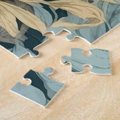 好奇心キツネファーン離れズウィリアムモリスインスパイアス ジグソーパズル (側面)