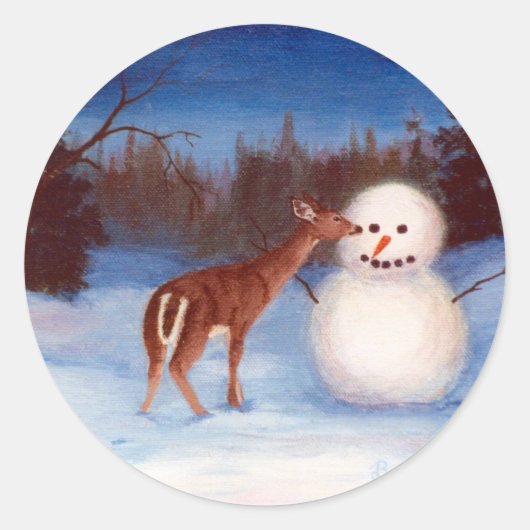 好奇心シール ラウンドシール (正面)