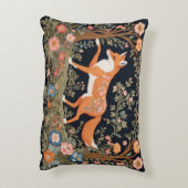 好奇心フェイクキツネ刺エレガントしゅうフローラ アクセントクッション (裏面(縦))