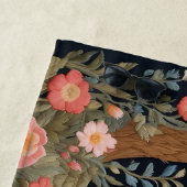 好奇心フェイクキツネ刺エレガントしゅうフローラ ビーチタオル (インサイチュ)