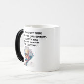 好奇心マグカップEinsteinQuotesMug モーフィングマグカップ (正面左)