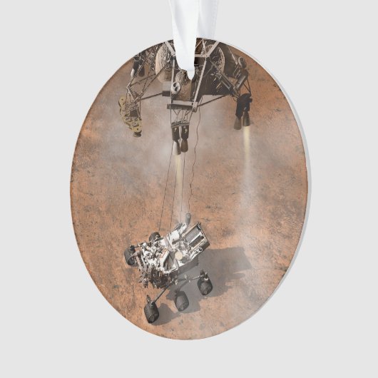 好奇心ローバーは火星の表面に着陸した。 オーナメント (正面)