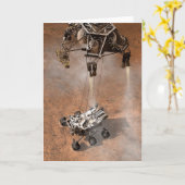 好奇心ローバーは火星の表面に着陸した。 カード (黄色い花)