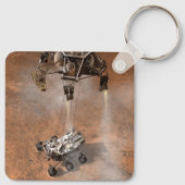 好奇心ローバーは火星の表面に着陸した。 キーホルダー (裏面)