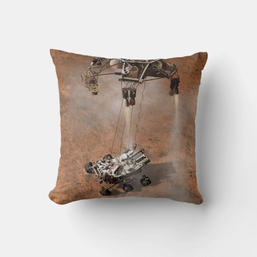 好奇心ローバーは火星の表面に着陸した。 クッション (正面)