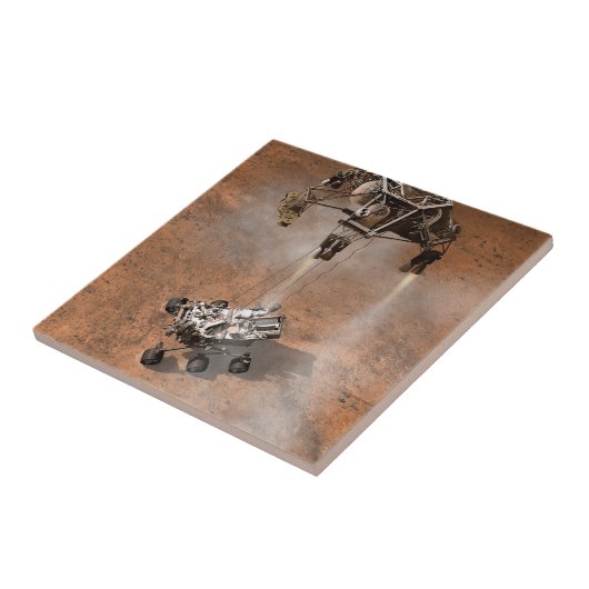 好奇心ローバーは火星の表面に着陸した。 タイル (側面)