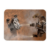 好奇心ローバーは火星の表面に着陸した。 マグネット (横)