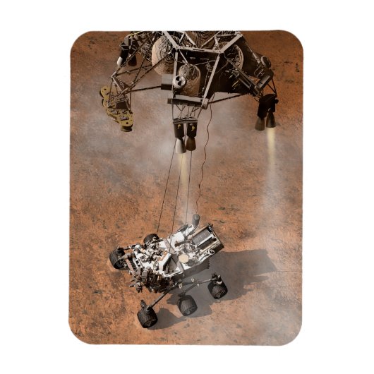 好奇心ローバーは火星の表面に着陸した。 マグネット (縦)