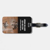 好奇心ローバーは火星の表面に着陸した。 ラゲッジタグ (裏面横)