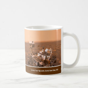 好奇心ローバー火星ダスティセルフィーで山シャープ コーヒーマグカップ