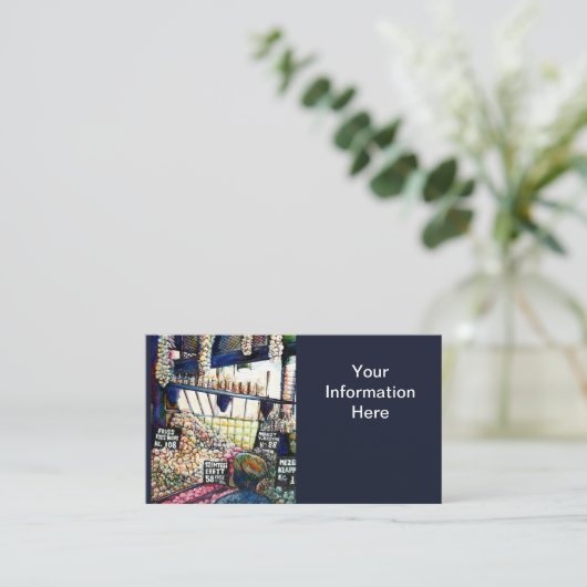 好奇心名刺の大きさ 名刺 (スタンド正面)