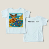 好奇心旺盛なあなたのための「タイドプール宝探し」エクスプローラTシャツ (デザイン正面&裏面)