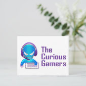 好奇心旺盛なゲーマーズはがき ポストカード (スタンド正面)