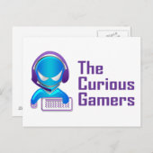 好奇心旺盛なゲーマーズはがき ポストカード (正面/裏面)