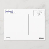 好奇心旺盛なニワトリ#1はがき ポストカード (裏面)