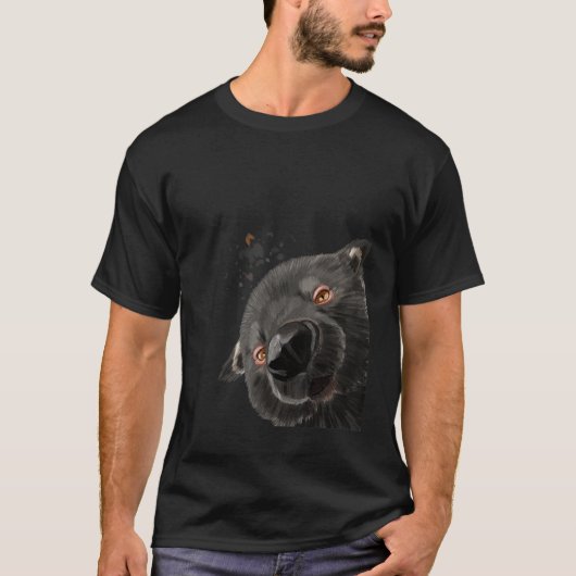 好奇心旺盛なビンチュロン Tシャツ (正面)