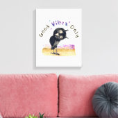 好奇心旺盛なフクロウだけの好感 キャンバスプリント (インサイチュ (リビング))