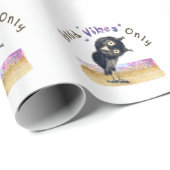 好奇心旺盛なフクロウだけの好感 ラッピングペーパー (ロールコーナー)