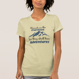 好奇心旺盛な冒険家おもしろい Tシャツ