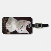 好奇心旺盛な子猫 ラゲッジタグ (正面横)