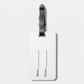 好奇心旺盛な子猫 ラゲッジタグ (裏面縦)